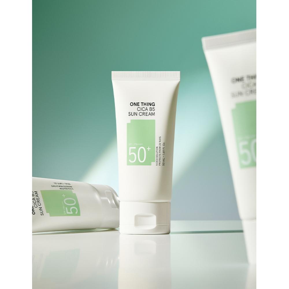 Солнцезащитный крем One Thing Cica B5 50 мл