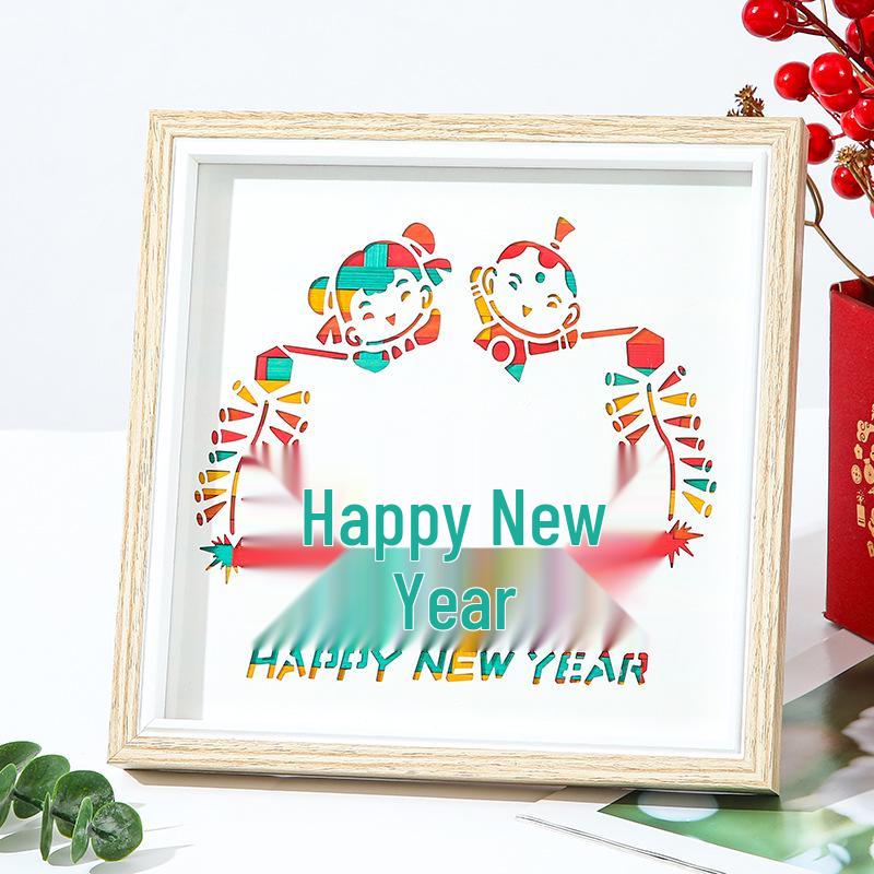 DIY Bamboo Weaving Kit: Intangible Cultural Heritage Craft for Kids & Parent-Child Activity, Perfect as a New Year's Day Photo Frame Gift.