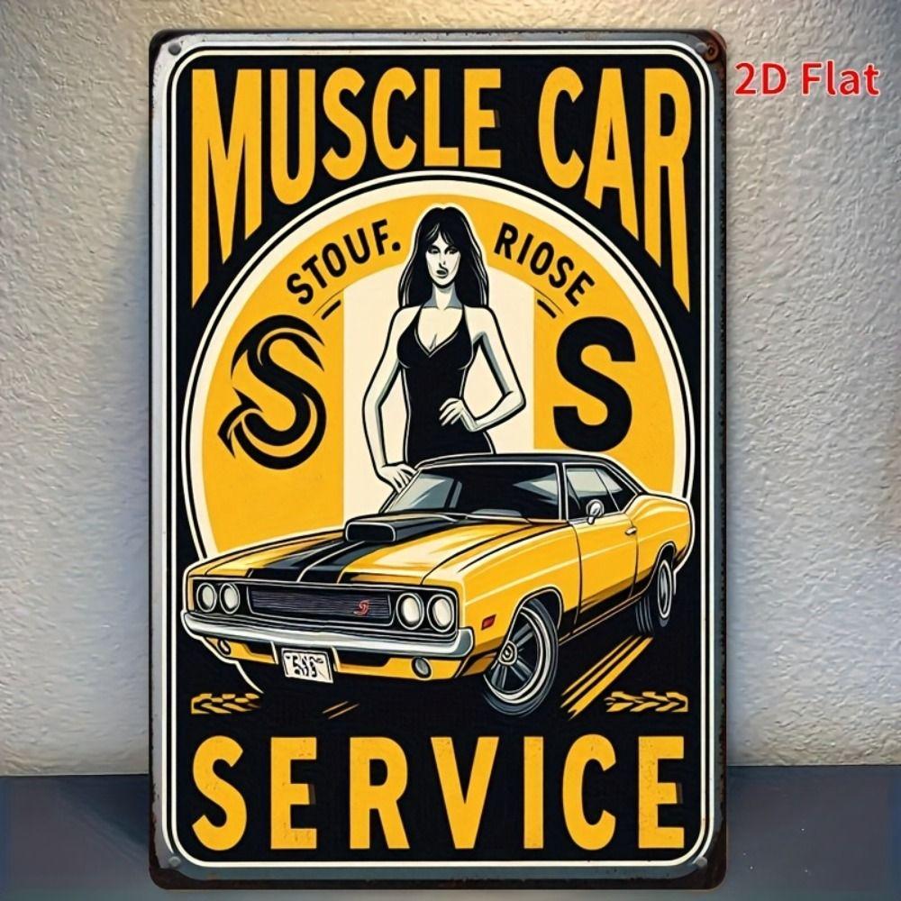 Vintage Metal Wall Art Cafe Bar Warehouse Interior