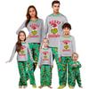 Parent-child Christmas Print Home Suit Long-sleeved Top And Pants