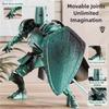 Medieval Action Figures Knight Armor Action Figure Multi-Jointed Movable Robot Mannequin T13 13 Action Figure(Assembly Required)