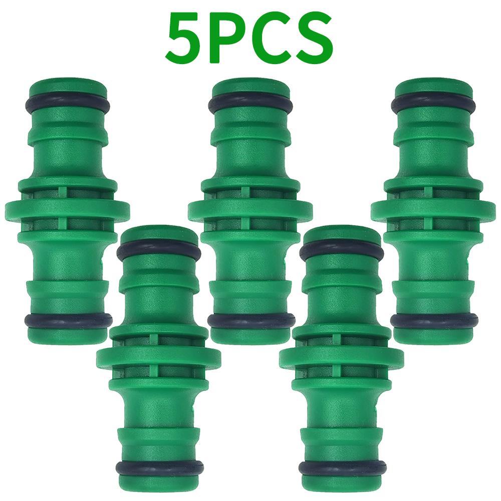 5PCS Quick Drip Irrigation Watering System for Greenhous Joiner Repair Connector Coupling 1/2'' Garden Hose Tubing Fitting Pipe