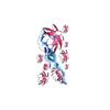 Flower Arm Tattoo Sticker Large Flower Red Rose Body English Arm Chest Cover Waterproof Simulation Tattoo Sticker