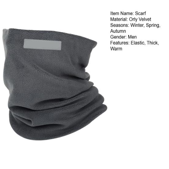 Écharpe pour homme épaisse, chaude, élastique, tricotée, antidérapante, multifonctionnelle, légère, coupe-vent, cyclisme, cache-cou, bandeau, chapeau, hiver