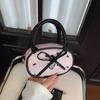Summer Cute Ballet Messenger Bag Girls New Small Fresh Pink Bow Shoulder Change Bag