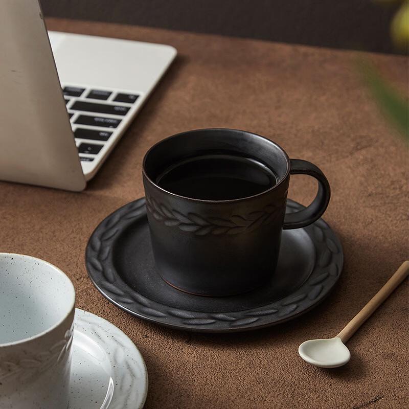 OLOEY Retro Coffee Cup and Saucer Set