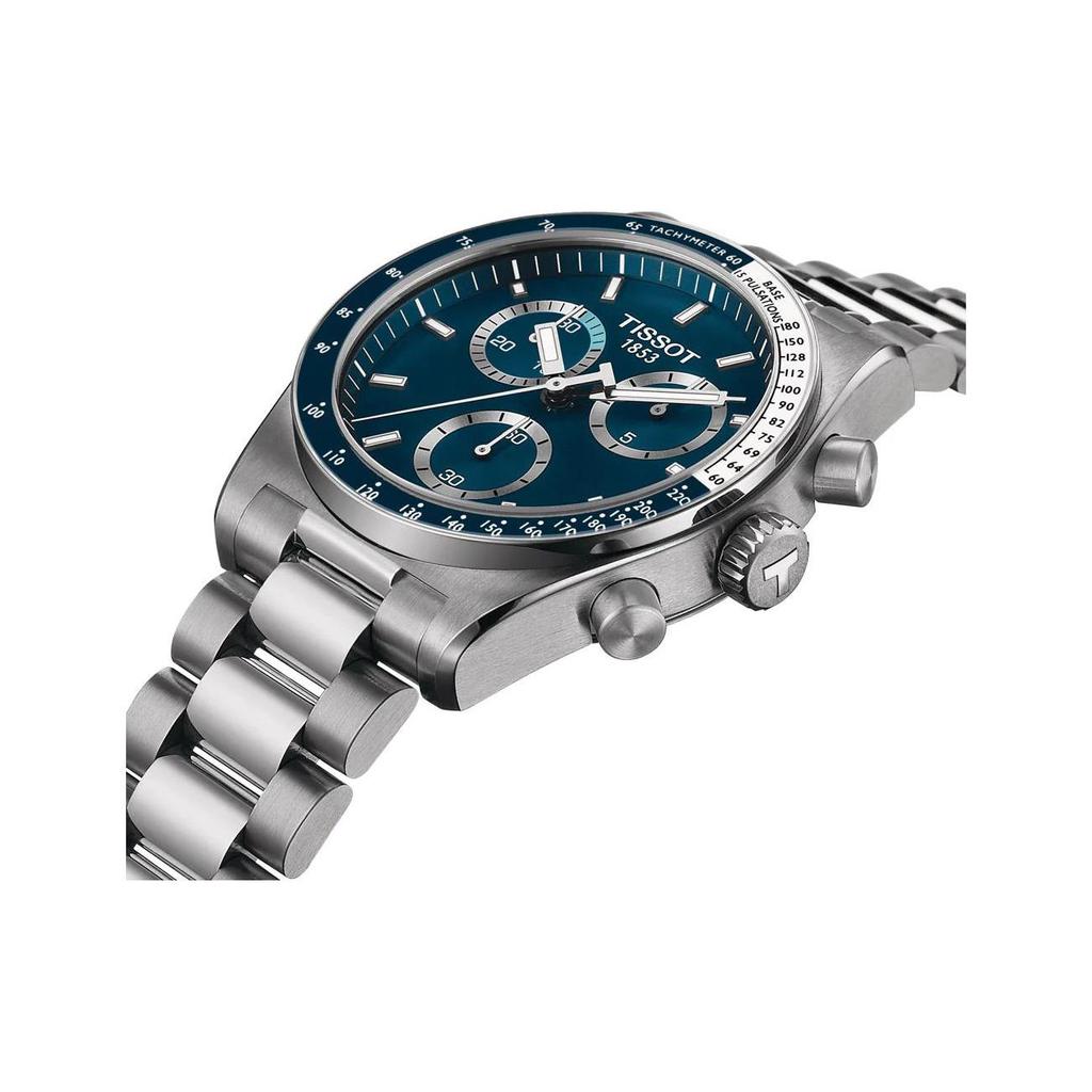 TISSOT PR516 Quartz Movement 100m Water Resistance Men's Watches Watch 40mm Blue Dial Stainless Steel Case T149.417.11.041.00