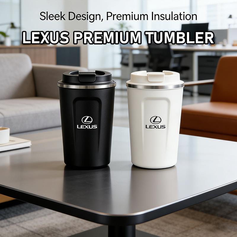 380ML Car Vacuum Cup Coffee Thermos 304 Stainless Steel For Lexus F-SPORT ES RX NX LS UX LM LX GX LC RZ IS CT GS RC HS SC TX LBX