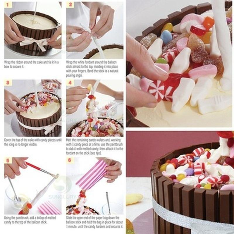 New DIY Cake Support Structure Frame Pouring Cake Kit Hanging Decorative Cake Stand Birthday Wedding Party