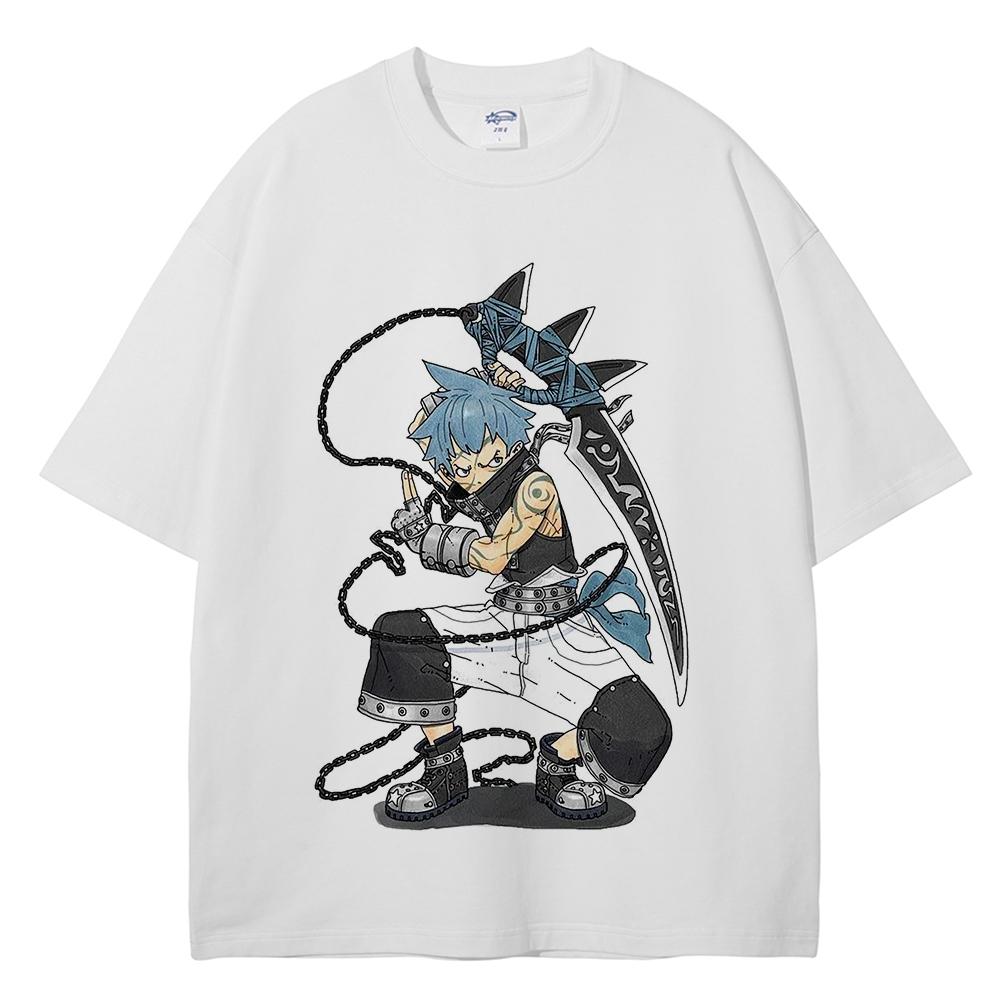 

2025 Manga Soul Eater T Shirt MAKA ALBARN SOUL EATER Tshirt Men Women Clothes High Quality Cotton Summer Short Sleeve Tee Shirt 4XL