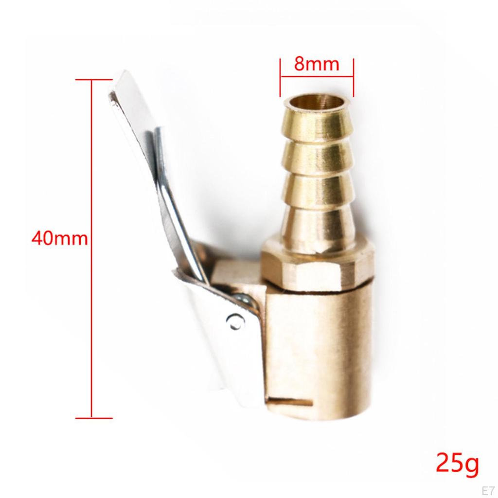 Car Tire Air Chuck with Clip No Leakage Inflator or