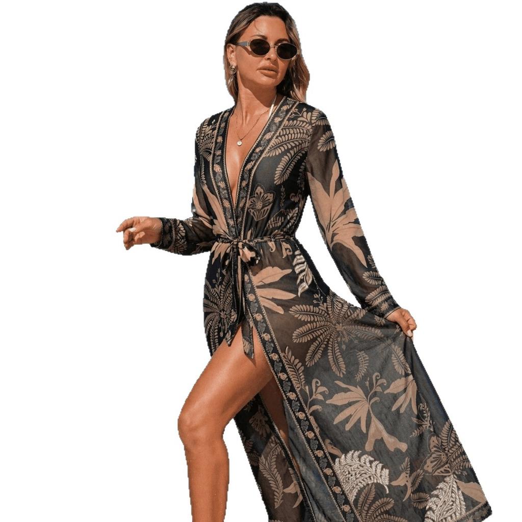 1011 Abbigliamento solare europeo e americano, cardigan di alta gamma, camicetta bikini, giacca costume da bagno, donna