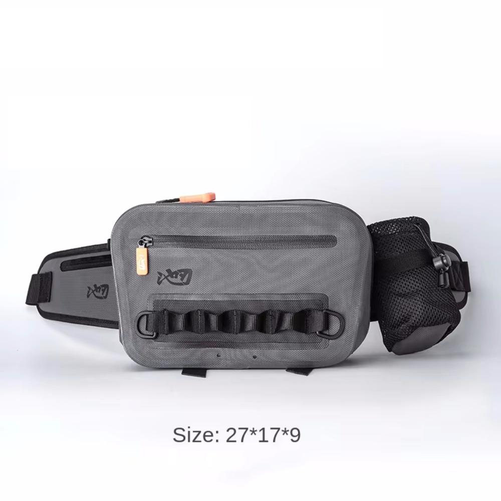 Double-layer TPU Lure Fishing Bags Waterproof Fishing Tackle Pack Fishing Chest Bag Hiking Camping