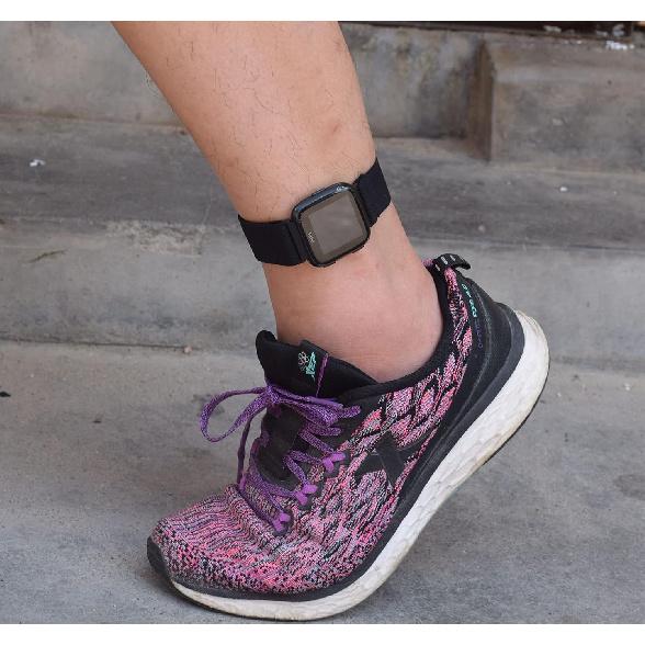 Adjustable Elastic Wrist Band/Ankle Band for Compatible with Fitbit Versa 2/Blaze/Versa/Versa Lite/Versa Special Edition Smartwatch, Stretchy Band