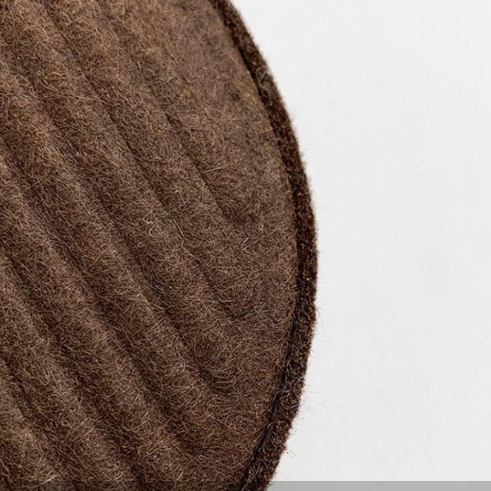 PU Leather Hobos Handbag Half Moon Bag Pleated Shoulder Bag Ins Felt Crossbody Bag Shopping