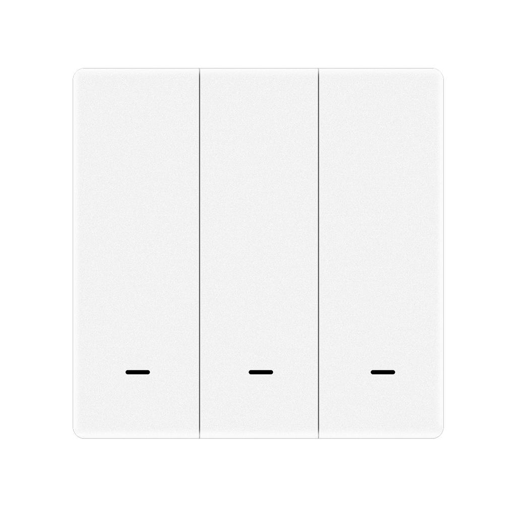 MOES Tuya ZigBee Scene Switch Wireless Push Button Controller Battery Powered Transmitter Smart Life App Automation 1/2/3 Gang