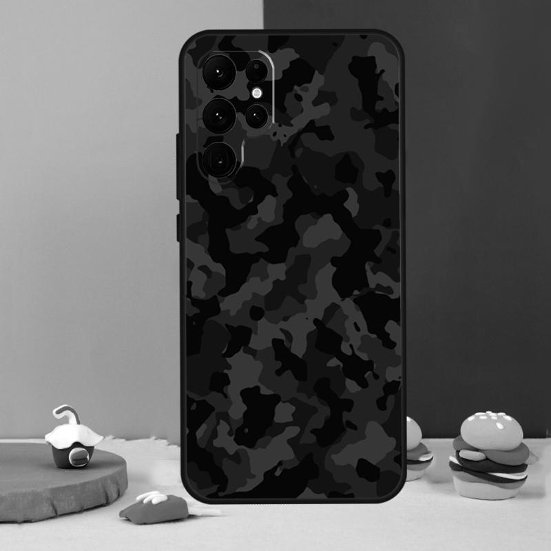 

Midnight Camo Camouflage Phone Case For Samsung Galaxy S25 Ultra S9 S10 S20 S21 S22 Plus S23 FE S24 Ultra Cover Coque Galaxy S10