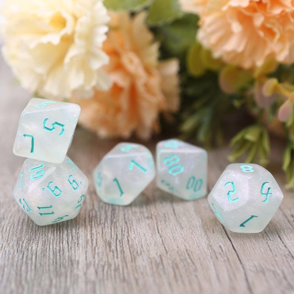Entertainment Resin Number Family Party Playing Games Game Dice Dice Polyhedral Dices Game Toys