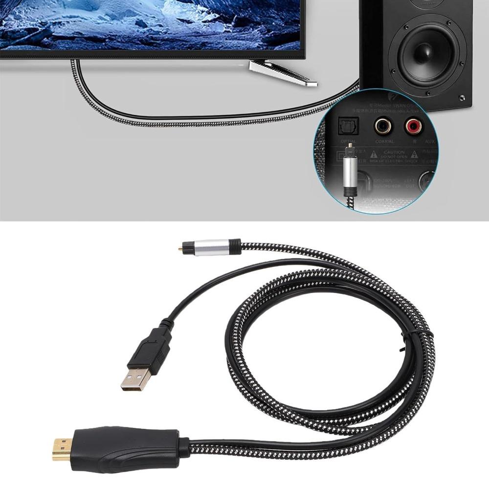 Plug and Play eARC ARC to Optical Converter Optical Audio Adapter  Soundbar Connection