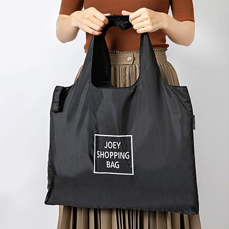 Oxford Cloth Collapsible Shopping Bag With Dual Handles For Supermarket And Picnic Use