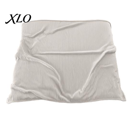 Lightweight Breathable Bed Cover Striped Fleece Blanket for Bed, Ribbed Throw Couch, Warm Faux Rabbit Fur Soft Cozy Blankets, Plush Blankets