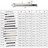T Shaft Jigsaws Cutter Assorted Set for Cutting Wood, Plastic, Aluminum High Strength Jigsaws Cutter Jigsaws Cutter Set