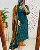Beautiful Designer Party Wear Kurta Pant Dupatta Set Indian Pakistani Bollywood Tunic Kurti Salwar Suit