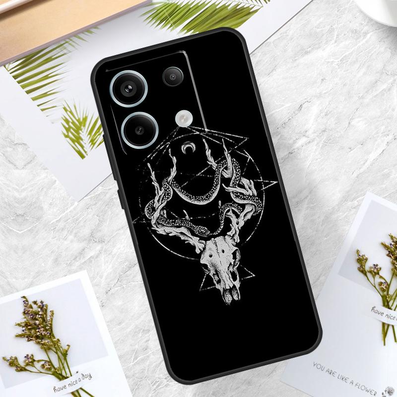 Devil Satan Case For Xiaomi Redmi Note 13 Pro 14 12 11 10 15 Pro Plus Redmi 15C 10C 12C 13C 14C 15 Cover