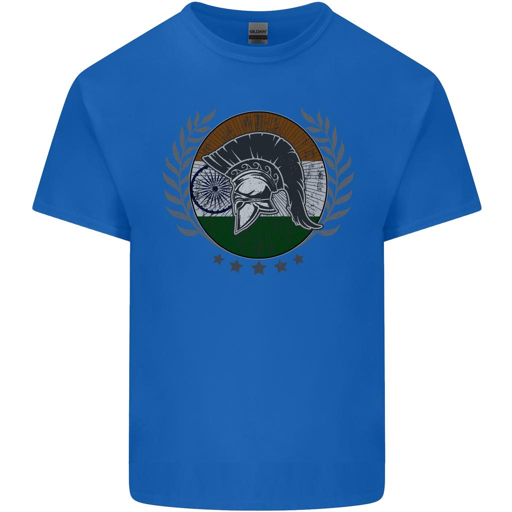 India Bodybuilding Flag Gym Training Indian Unisexs Light Cotton TShirt