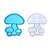 Cute Mushroom Shape Storage Tray Mold with Edge Crafts Jewelry Holder Mold Plate Dish Container Resin Casting Mould