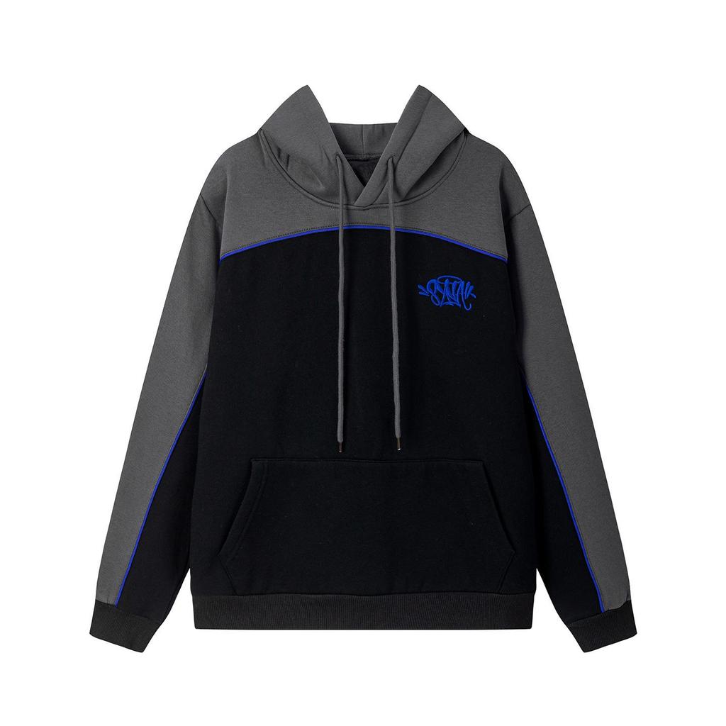 Cross-Border European Trend: S&Y Embroidered Velvet Hoodie & Pants/Shorts Casual Set for Men & Women