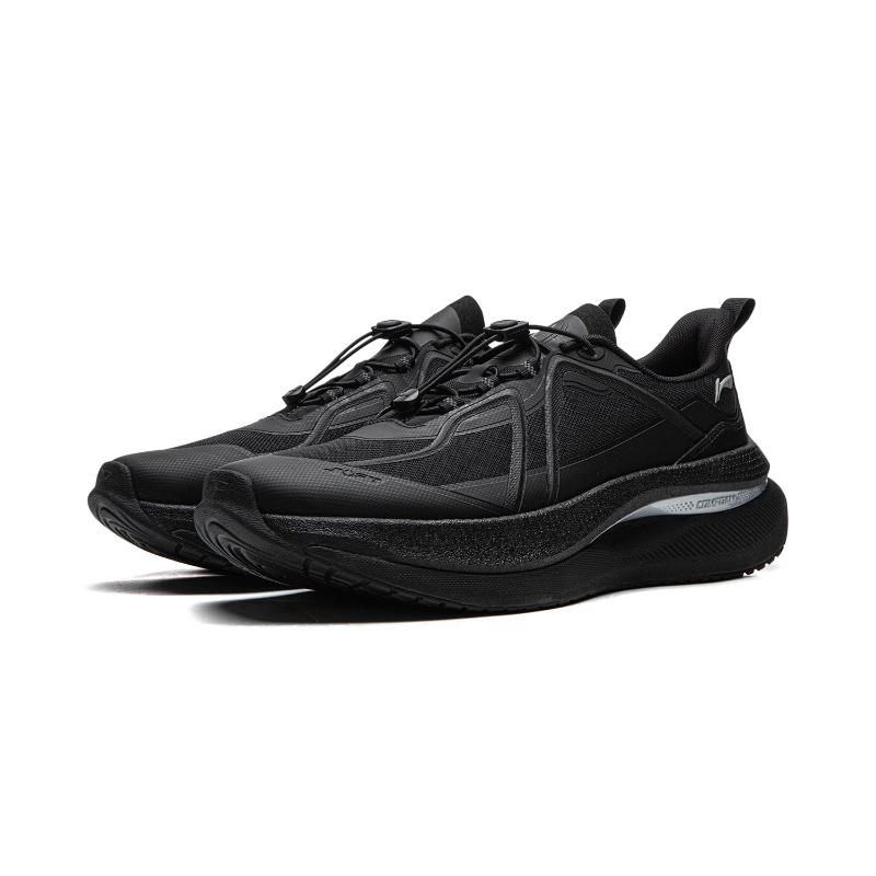 Li-Ning Soft Go Max Mens Low Top Casual Shoes Black AGLW085-1
