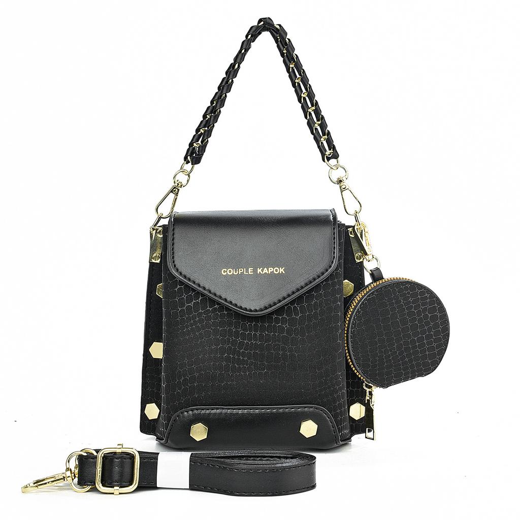 Exquisite small square bag New mini handbag Fashion versatile shoulder bag Casual messenger bag