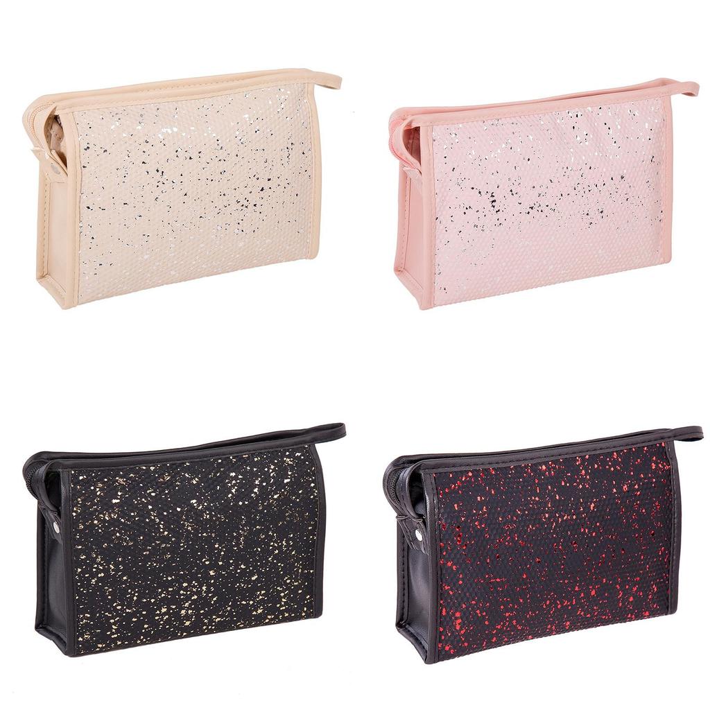 Large Portable Capacity Pu Makeup Bag Outdoor Travel Cosmetic Storage Pouch