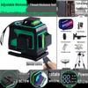 2025 High-Brightness 12-Line Green & 16-Line Red Laser Level with Full Automatic Leveling