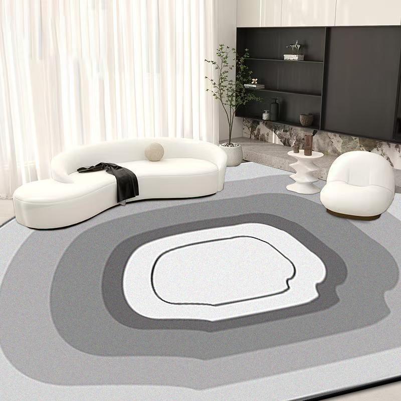 

Modern Simple Style Living Room Rugs Non-Slip Carpet For Room Cloakroom Dressing Table Mat Easy Clean Alien Carpets Soft Flannel 1.9x2.9ft(60x90cm)