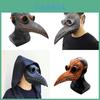 Pestdoktor Vogelmaske mit langem Schnabel für einen authentischen Halloween-Cosplay-Look