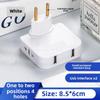 Rotate Plug Eu Converter One In Three 180 Degree Extension Multi plug Mini Slim Wireless Outlet Adapter Light Convenient