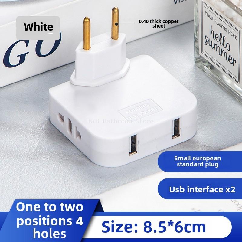 Rotate Plug Eu Converter One In Three 180 Degree Extension Multi plug Mini Slim Wireless Outlet Adapter Light Convenient