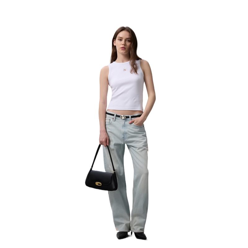Calvin Klein Elegant Commuter Minimalist Fashionable Shoulder Bag Small Women Bags Space-Black 4F3146G-UB1
