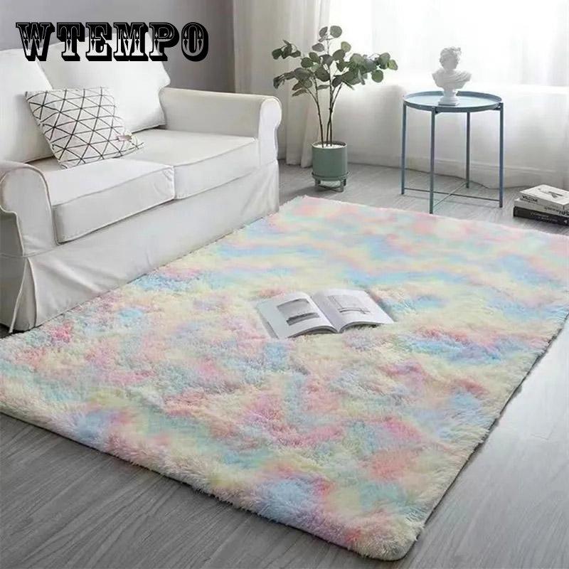 Área Grande Llena de Alfombra de Dormitorio Alfombra de Piso para Sala de Estar Alfombra de Noche Felpuda Alfombra para Sentarse Alfombra de Interior Peldaños de Escalera Alfombras Cálidas para Sala de Estar