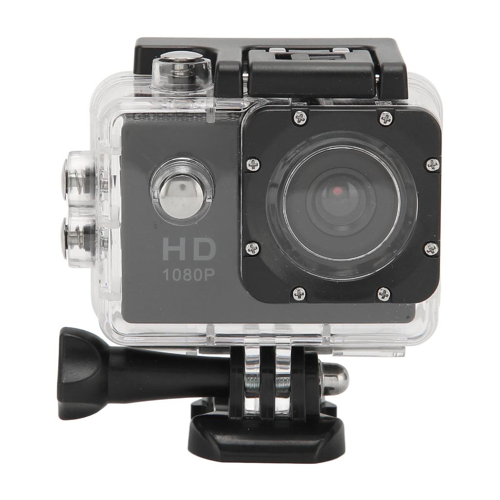 Waterproof Action Camera FHD 1080P 2.0inch HD Color Screen 140 Degrees Wide Angle Lens Underwater Sports Camera