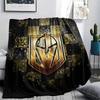 Couverture Flanelle motif Vegas Golden Knights, Haute qualité Confortable pour Toutes les Saisons, Décoration Intérieure, Chaleur et Confort, Parfait pour les Cadeaux.