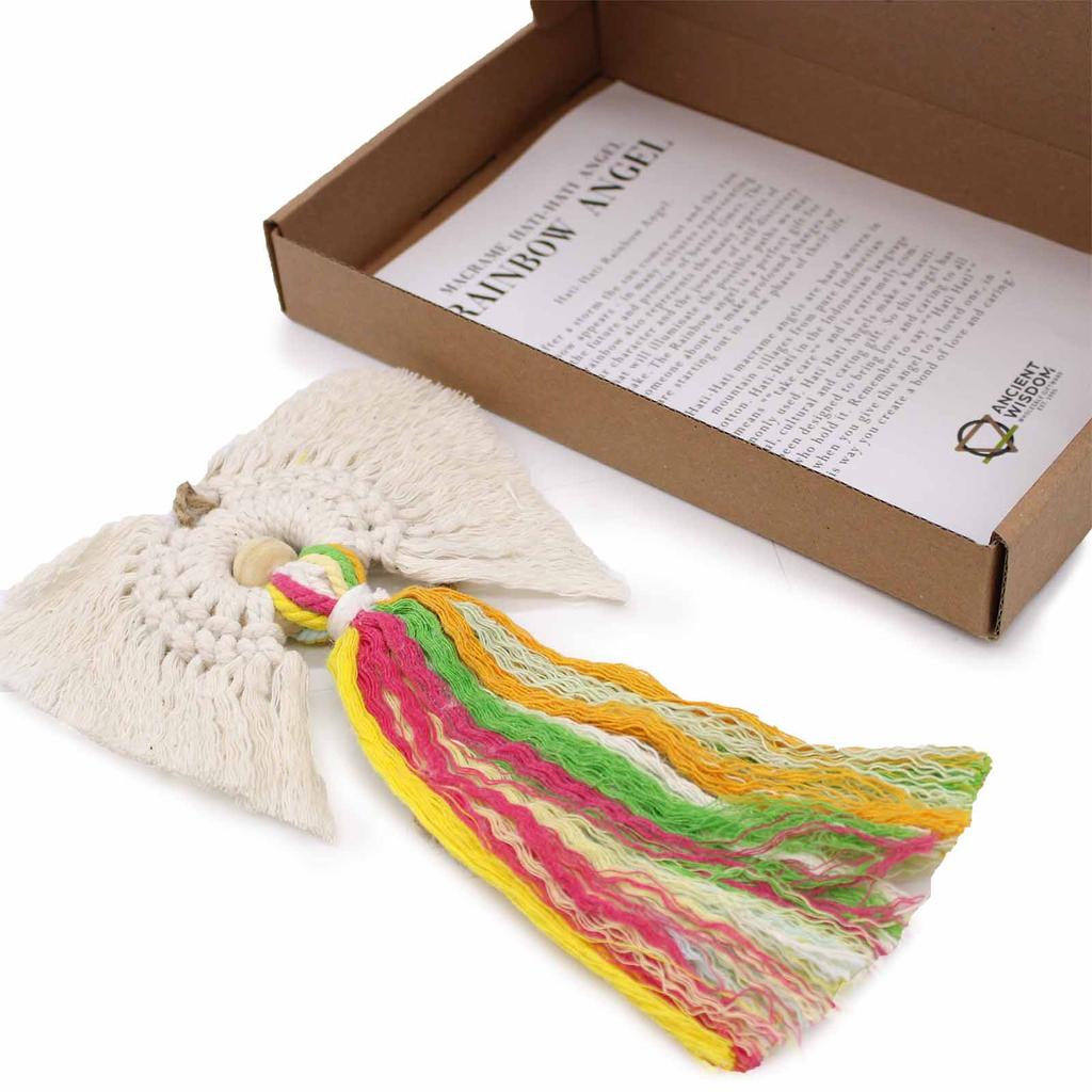 Macrame Angel, Rainbow