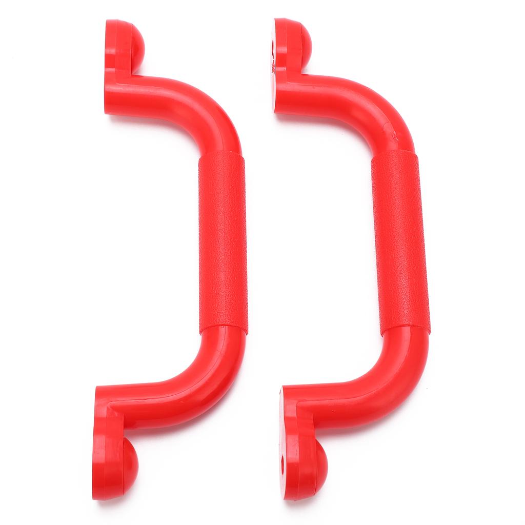 Siguranță Mânere de prindere antiderapante Kituri de feronerie de montare pentru Cadru de cățărat pentru copii, Leagăn, JucărieRoșu