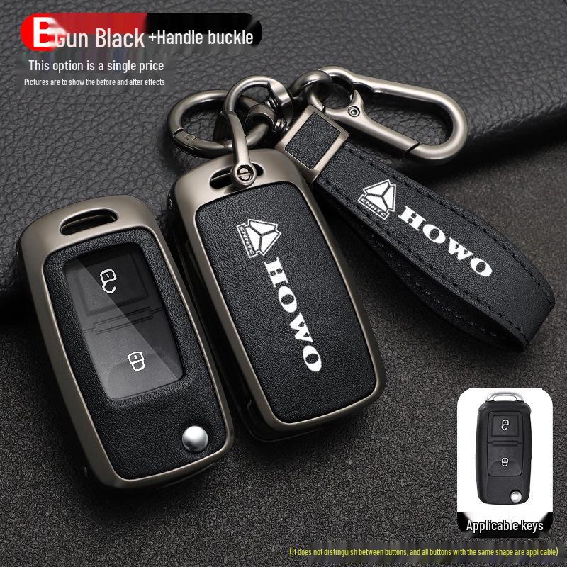 Sinotruk Howo Max Key Case for Light Truck, Warrior, Commander, Heavy Truck TH7 - Men's Special Shell Bag with Buckle