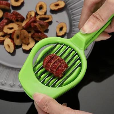 Abay 2-in-1 Date & Fruit Pitter Slicer Tool