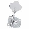 Alomejor Bass Tuners, Left/Right Row Tuning Keys, Buttons, Steel, Rust-Resistant, Electric Bass Machine Heads, Gift (Right Row)