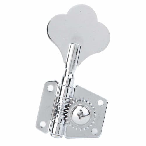 Alomejor Bass Tuners, Left/Right Row Tuning Keys, Buttons, Steel, Rust-Resistant, Electric Bass Machine Heads, Gift (Right Row)