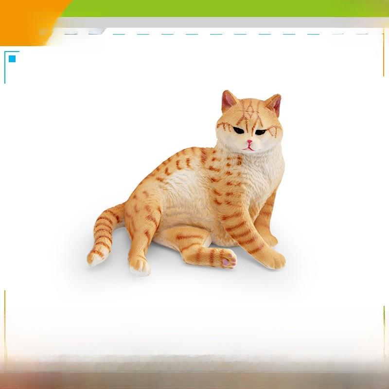 Ragdoll Katze Somali Katze Figur Für Kinder PVC Tier Modell Katze Zum Lernen Spielen